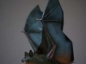 bat animation pbr low-poly Modèle 3D