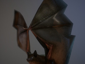 bat animation pbr low-poly Modèle 3D