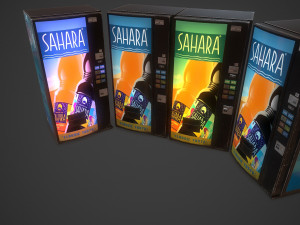 soda vending machine-pbr game redy low-poly 3D 模型