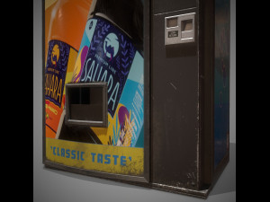 soda vending machine-pbr game redy low-poly 3D 模型