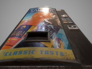 soda vending machine-pbr game redy low-poly 3D 模型