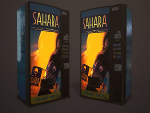 soda vending machine-pbr game redy low-poly 3D 模型