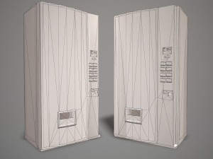soda vending machine-pbr game redy low-poly 3D 模型