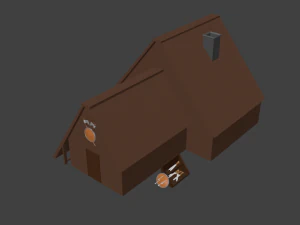 казарма 3D Модель