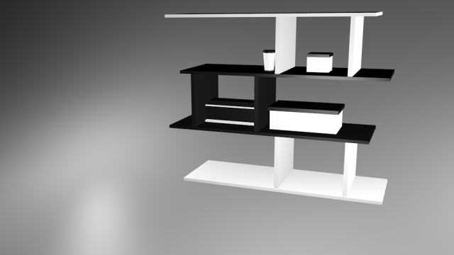 wall shelf Modelo 3D .c4d .max .obj .3ds .fbx .stl .blend 