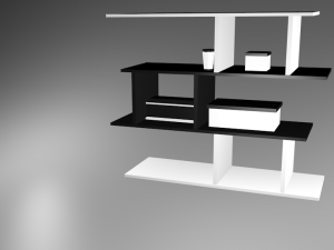 wall shelf 3D 模型