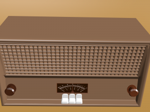 radio 3D Model