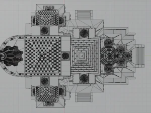shri ram mandir 3D Model