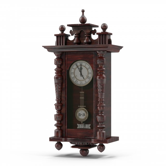 vintage clocks 3D Model .c4d .max .obj .3ds .fbx .stl .blend