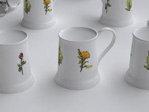 cup with clean and dirty textures Modèle 3D