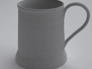 cup with clean and dirty textures 3D Model
