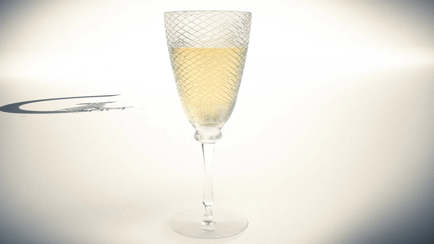 faceted shot glass 3D Model .c4d .max .obj .3ds .fbx .stl .blend