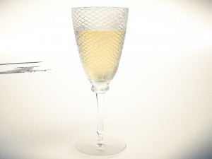 faceted shot glass 3D Model
