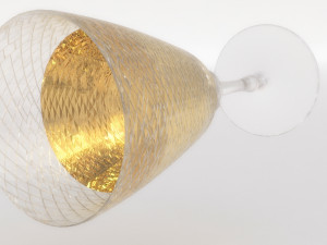 faceted shot glass 3D 模型