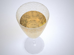 faceted shot glass 3D 模型