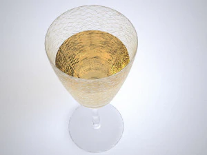 faceted shot glass 3D Model