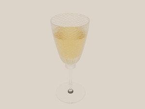faceted shot glass 3D 模型