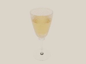 faceted shot glass 3D Model