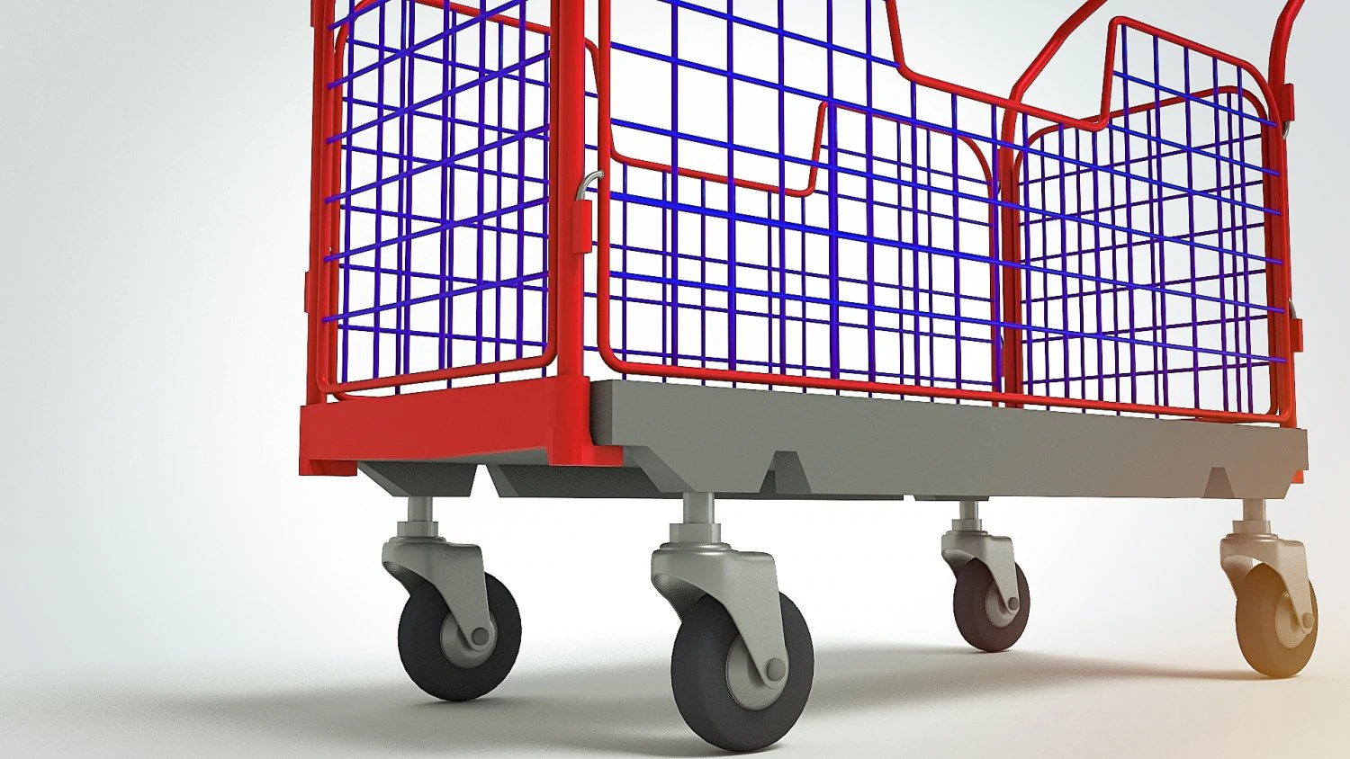 transport trolley 3D Model .c4d .max .obj .3ds .fbx .stl .blend 