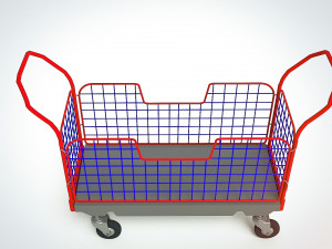 transport trolley 3D 模型