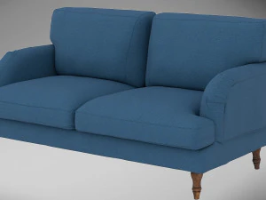 ikea loveseat stockbund-blue 3D Model