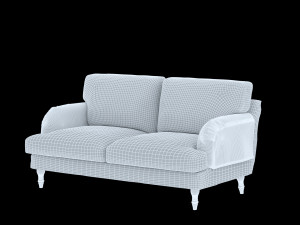 ikea loveseat stockbund-blue 3D Модель