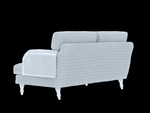 ikea loveseat stockbund-blue 3D Model
