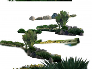 tree di-cut CG Textures