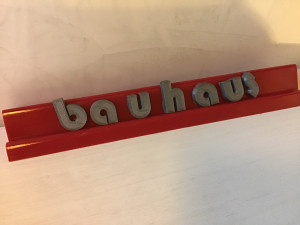 bauhaus font uppercase and lowercase 3d letters stl file 3D Print Model