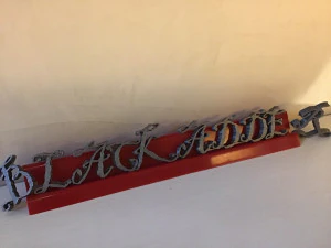 blackadder font uppercase and lowercase 3d letters stl file 3D Print Model