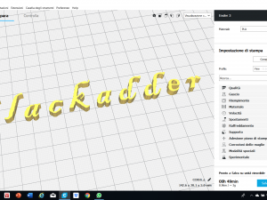 blackadder font uppercase and lowercase 3d letters stl file 3Dプリントモデル