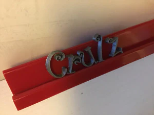 curlz font uppercase and lowercase 3d letters stl file 3D Print Model