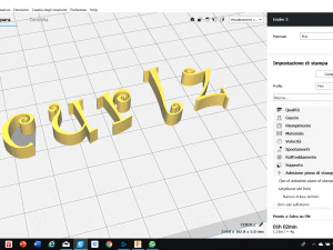 curlz font uppercase and lowercase 3d letters stl file 3D Print Model