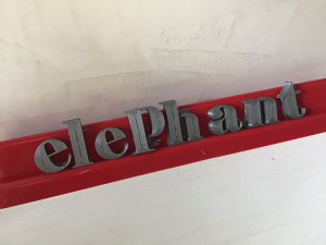 elephant font uppercase and lowercase 3d letters stl file 3Dプリントモデル