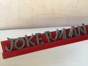 jokerman font uppercase and lowercase 3d letters stl file Modèles 3D en vedette