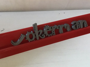 jokerman font uppercase and lowercase 3d letters stl file Modèles 3D en vedette