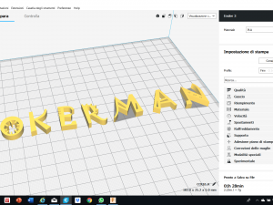 jokerman font uppercase and lowercase 3d letters stl file Modèles 3D en vedette