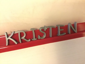 kristen font uppercase and lowercase 3d letters stl file 3D Print Model