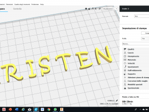 kristen font uppercase and lowercase 3d letters stl file 3D Print Model