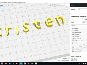 kristen font uppercase and lowercase 3d letters stl file 3D Print Model