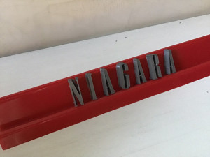 niagara font uppercase and lowercase 3d letters stl file 3D Print Model