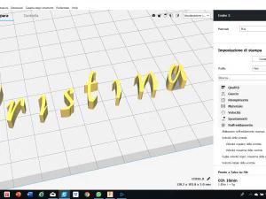 pristina font uppercase and lowercase 3d letters stl file 3D Print Model
