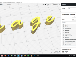 rage italic font uppercase and lowercase 3d letters stl file 3D Print Model