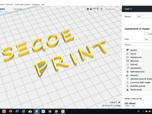 segoe print font uppercase and lowercase 3d letters stl file 3D Print Model