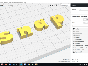 snap font uppercase and lowercase 3d letters stl file 3D प्रिंट मॉडल