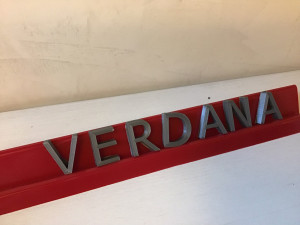 verdana font uppercase and lowercase 3d letters stl file 3D Print Model
