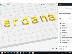 verdana font uppercase and lowercase 3d letters stl file 3D Print Model