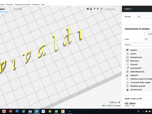 vivaldi font uppercase and lowercase 3d letters stl file Modelo de impresión 3D