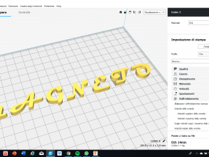 magneto font uppercase and lowercase 3d letters stl file Modello di stampa 3D