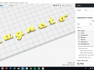 magneto font uppercase and lowercase 3d letters stl file Modello di stampa 3D